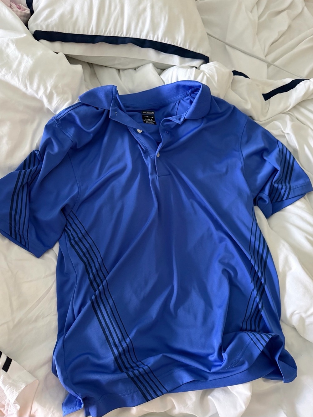 Cool Swing Blue Performance Golf Polo